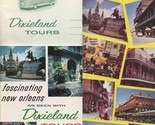 Dixieland Tours Brochure &amp; Booklet in Envelope New Orleans Louisiana 1960 - $22.77