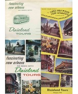 Dixieland Tours Brochure &amp; Booklet in Envelope New Orleans Louisiana 1960 - £17.99 GBP