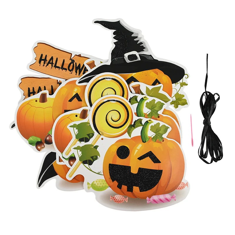 Play 2022 Year Happy Halloween Banner Garland for Halloween Home hanging ornamen - £23.37 GBP