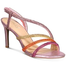Thalia Sodi Women Strappy Slingback Sandals Size US 8.5M Multi Bling Pink - £22.08 GBP