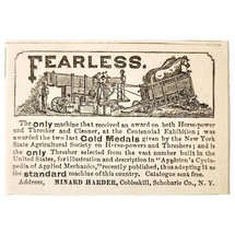 Minard Harder Thresher Machine 1885 Advertisement Victorian Farming ADBN... - $19.99
