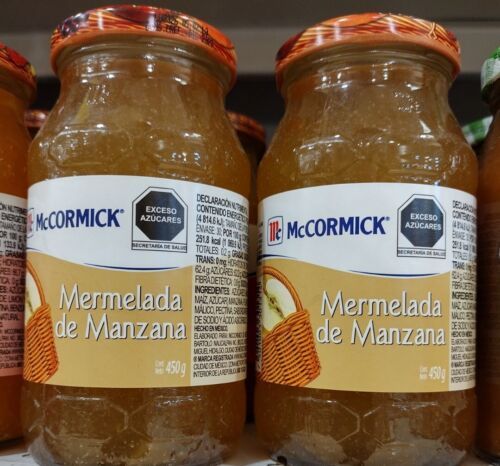 2X McCORMICK MERMELADA DE MANZANA / APPLE JAM - 2 OF 450g ea - PRIORITY SHIP  - $24.18