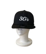 New Era 9Fifty Flat Snapback Hat Cap Embroidered 3G’s Logo Black White - $33.15 CAD