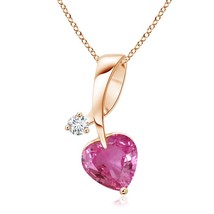 Authenticity Guarantee

ANGARA 0.84Ct Heart-Shaped Pink Sapphire Ribbon Penda... - £1,138.53 GBP