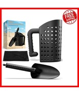 Versatile Sand Scoop and Shovel for Beach Treasure Hunting - Mesh Bag In... - $532.12 MXN