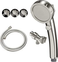 KAIYING Brushed Nickel High Pressure Handheld Shower Head with ON/OFF, a... - $36.99