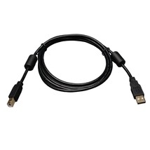 Tripp Lite USB 2.0 Hi-Speed A/B Cable with Ferrite Chokes (M/M) 6-ft. (U023-006) - £19.74 GBP