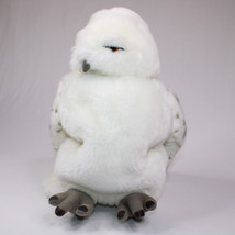Harry Potter Wizarding World Hedwig White Owl Plush Puppet Toy Head Turns 360&#39; - £15.38 GBP