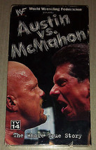 WWF WWE - Austin vs. McMahon VHS 1999 Wrestling Video Cassette Tape Ston... - £3.10 GBP