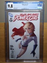 New Slab Cgc 9.8 Power Girl #27 First Louw Cover Low Print Run Scarce - £394.25 GBP