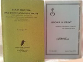 Texas History One Thousand Rare Books, Books in Print, Jenkins Publishin... - £24.36 GBP