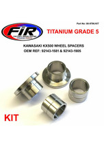 Titanium GR5 Front + Rear Wheel Spacer Kit 92143-1581, 92143-1905 KAWASA... - $64.95