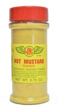 Wing Brand Hawaiian Hot Mustard Powder 3.75 Oz (Pack Of 6) - £54.50 GBP