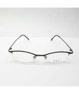 UBER Eyeglasses Frames Razzle Black 49-18-140 Matte Black Grey oval shape - $51.02