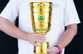 DFB-Pokal German Knockout Football Cup Competition 1:1 Replica Trophy - £239.86 GBP
