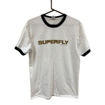 Port and Company Super Fly Retro White 6-13-18 Tee Shirt Men&#39;s Medium - £23.29 GBP
