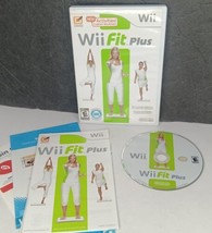 Wii Fit Plus (Nintendo Wii, 2009) CIB Complete With Manual Exercise Vide... - $9.79