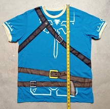 Legend of Zelda Breath of the Wild Video Game Link&#39;s Tunic Cosplay T-shi... - $17.95
