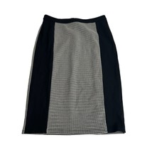 weekend max mara Black White houndstooth pencil skirt size M - $25.99