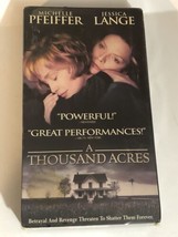 A Thousand Acres VHS Tape Jessica Lange Michelle Pfeiffer Sealed Nos - £6.18 GBP