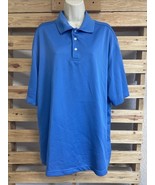 Walter Hagen Moisture Management Blue Polo Golf Shirt Men&#39;s Size XL KG - $187.97 MXN