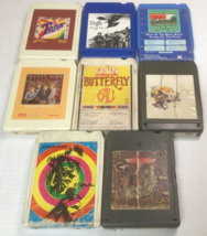 8-Track Tape Untested Lot of 8 Chicago Aerosmith Iron Butterfly + more 938A - £15.18 GBP