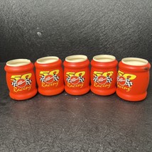 VTG Dr Pepper 50 Racing Foam Insulated Beer Soda Can Koozies Lot Of 5 Vintage - £11.48 GBP