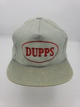 Vintage 70s 80s Dupps Green Corduroy Embroidered Trucker Hat - $22.44