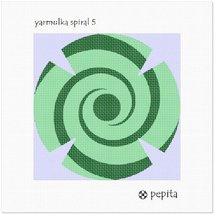 pepita Yarmulka Spiral 5 Needlepoint Kit - $50.00+