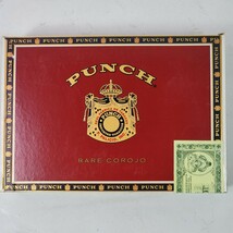 Punch El Doble Cigar Box 10x7x2&quot; Inch Tobacciana EMPTY Wood - $273.11 MXN