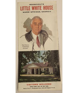 Vintage Roosevelt’s Little White House Brochure FDR Warm Springs Georgia... - £8.55 GBP