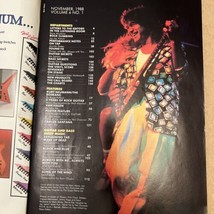 Nov 1988 Guitare Van Halen &amp; Megadeth Dave Mustaine Joe Satriani Affiche/Poster - £8.41 GBP