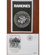 RAMONES Classic Debut Album 1976-2016 40th Anniversary Promo Postcard, new - $8.16 CAD