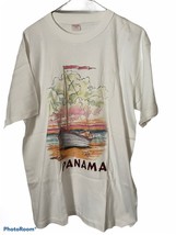 New! Vintage 1980s Cattleya T-Shirt - Panama Souvenir Shirt - Large 42 S... - $20.79