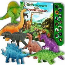 Dinosaur Toy with Interactive SoundBook, Hear Realistic Roars Dinosaur SoundBook - £34.94 GBP