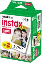Fujifilm INSTAX Mini Instant Film 2 Pack = 20 Sheets (White) for Fujifilm Mini 8 - $31.99