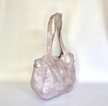 Tote Leather Bag w/ Pockets, Pink Wash Leather Tote Bag, Fashion Bags,Liliana - £85.41 GBP