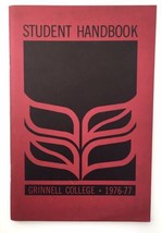 Grinnell College 1976 - 1977 Student Handbook Iowa Red 72 pages Vintage ... - £19.97 GBP