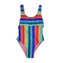 Member&#39;s Mark Girls Size Large Swimsuit One-Piece Lined Stretch Striped ... - $14.80