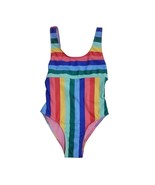 Member&#39;s Mark Girls Size Large Swimsuit One-Piece Lined Stretch Striped ... - $14.80