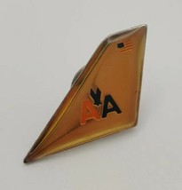 American Airlines AA Classic Logo Tail Fin Lapel Hat Pin Tie Tack - £19.26 GBP
