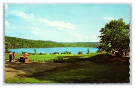 Lake View Lake Elmore State Park Vermont VT UNP Chrome Postcard U12 - £3.12 GBP