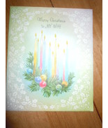 Vintage Norcorss Parchment Merry Christmas to My Wife Card   - $9.51 CAD
