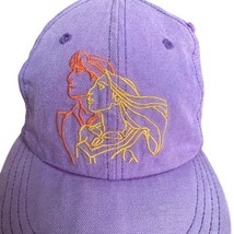 Vintage 90s Walt Disney&#39;s Pocahontas Park Exclusive Hat Cap Purple - £31.97 GBP
