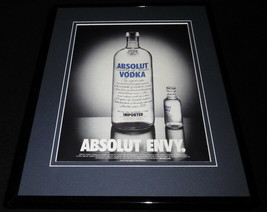 2003 Absolut Envy Vodka Framed 11x14 ORIGINAL Advertisement - $34.64