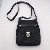 Black Cross Body Shoulder Bag Handbag Purse Real Soft Leather Black Oasi... - £15.97 GBP