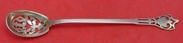 Putnam by Watson Sterling Silver Olive Spoon Pierced Original 6 3/4" - £101.20 GBP