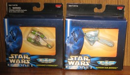 Star Wars Micro Machines Gasgano’s Podracer &amp; Gungan Sub (Bongo) 1999 Galoob New - £11.76 GBP