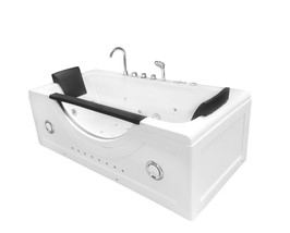 Whirlpool Massage Hydrotherapy Double Pump Bathtub hot tub 2 persons 71&quot; Niagara - £2,317.33 GBP
