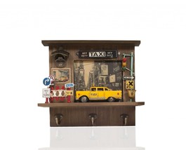 Shadow Box With 3 Metal Keychain Hooks - $133.99